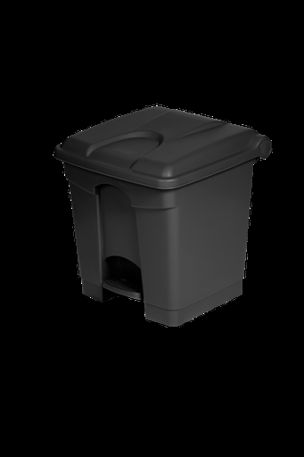 [8992110] Contenedor 30l Plást. Negro Reciclado Sanitarias