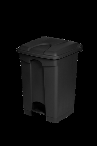 [8992111] CONTENEDOR 45L PLÁST. NEGRO RECICLADO SANITARIAS