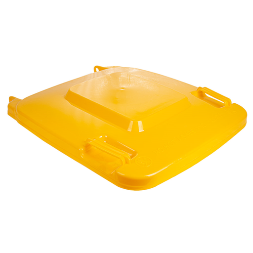 [258.93] TAPA CONTENEDOR 240L 71x56x7,4 CM AMARILLO HDPE (1 UNID.)