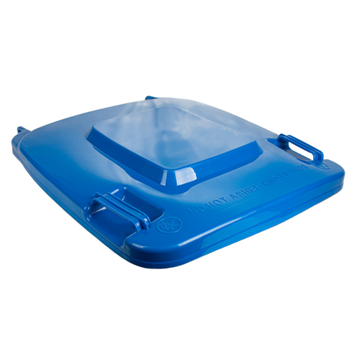 [258.91] TAPA CONTENEDOR 240L 71x56x7,4 CM AZUL HDPE (1 UNID.)