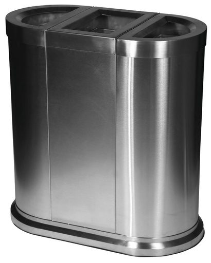 [8991432] Papelera Reciclaje Gris