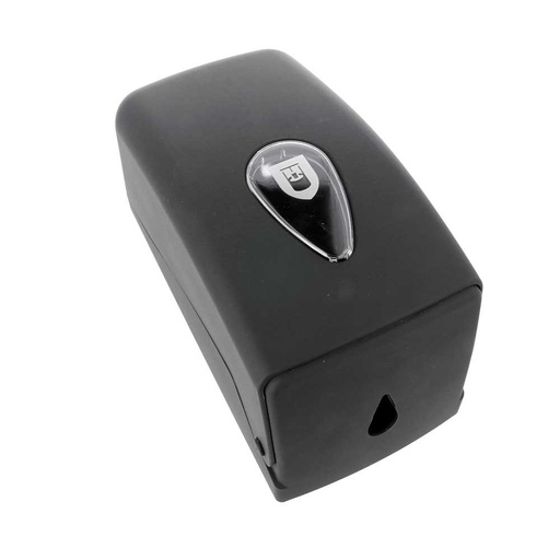 [217.44] Dispensador Higiénico Zig-Zag 13,5X13,5X27,7 Cm Negro Abs (1 Unid.)