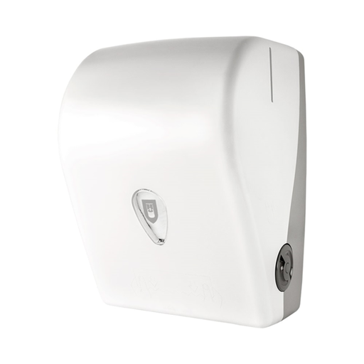 [265.59] DISPENSADOR PARA SECAMANOS 'AUTOCUT' 28x23,3x38,2 CM BLANCO ABS (1 UNID.)