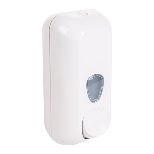 [251.20] DISPENSADOR DE JABÓN 550 ML 22,8x9x10,2 CM BLANCO ABS (1 UNID.)