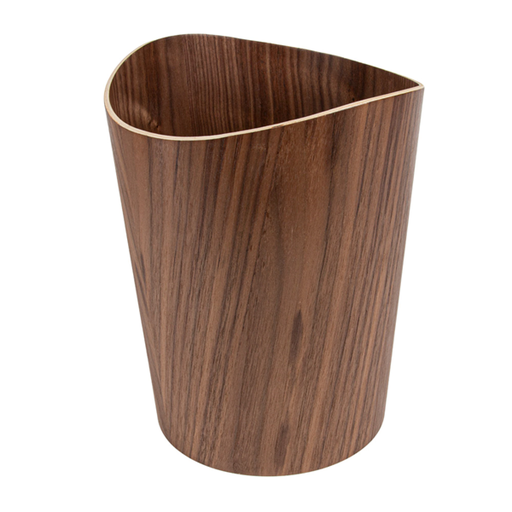 [233.97] Papelera Habitación 23,5X19X30 Cm Marrón Rojizo Madera (1 Unid.)