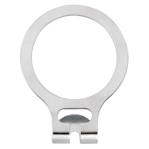 [194.17] ARANDELAS PERCHA ANTIRROBO Ø 4,8 CM PLATEADO METAL (50 UNID.)