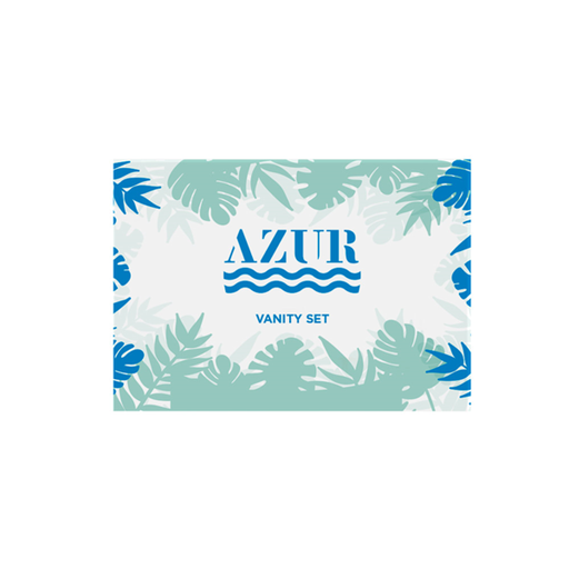 [261.68] VANITY SET ENFUNDADO BLANCO 'AZUR' 6x10,5 CM (250 UNID.)
