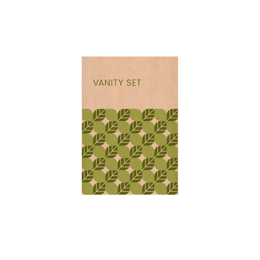 [261.63] VANITY SET ENFUNDADO KRAFT 'NATURAL' 6x10,5 CM (250 UNID.)