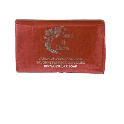 [217.11] JABONCITOS 'TOUCH OF CHARM' 9 G 5,3x3 CM BLANCO (1000 UNID.)