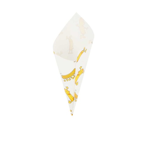 [230.01] PAPELINA PUNTA 'CHIPS' 40 G 70 G/M2 16x11,5 CM BLANCO PERG. ANTIGRASAS (2000 UNID.)