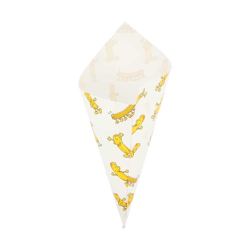 [229.96] PAPELINA PUNTA 'CHIPS' 100 G 70 G/M2 24x17 CM BLANCO PERG. ANTIGRASAS (2000 UNID.)