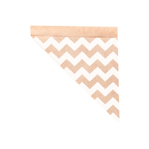 [803.47] PAPELINAS PUNTA 'ZIG-ZAG' 100 G 70 G/M2 24x17 CM MARRÓN PERG. ANTIGRASAS (2000 UNID.)