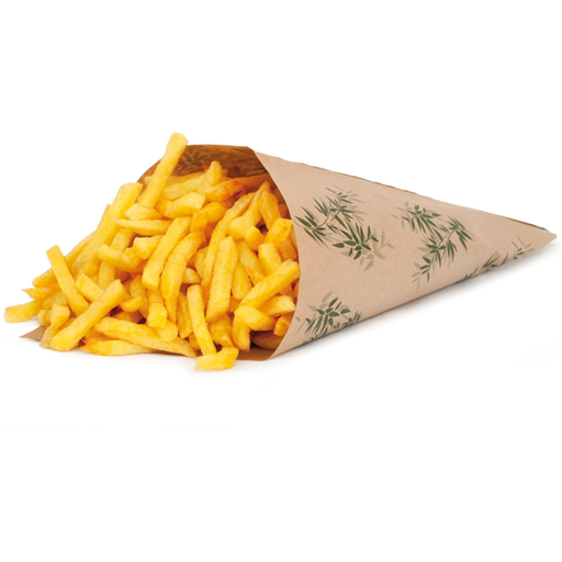 [167.61] PAPELINAS PUNTA 'FEEL GREEN' 400 G 70 G/M2 34x24 CM NATURAL PERG. ANTIGRASAS (1000 UNID.)