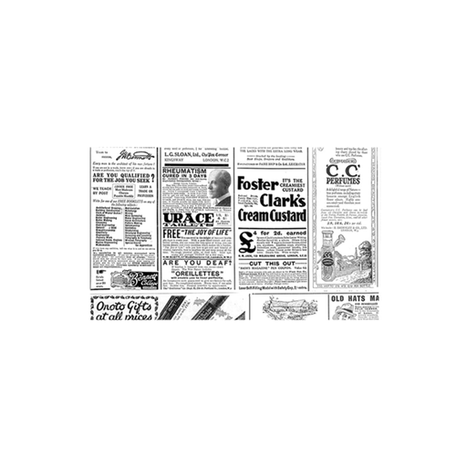 [255.92] Mini Papel Antigrasas 'Times' 35 G/M2 20X12 Cm Blanco Perg. Antigrasas (1000 Unid.)