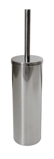 [8991135] ESCOBILLERO REDONDO CON SOPORTE MURAL INOX BRILLO