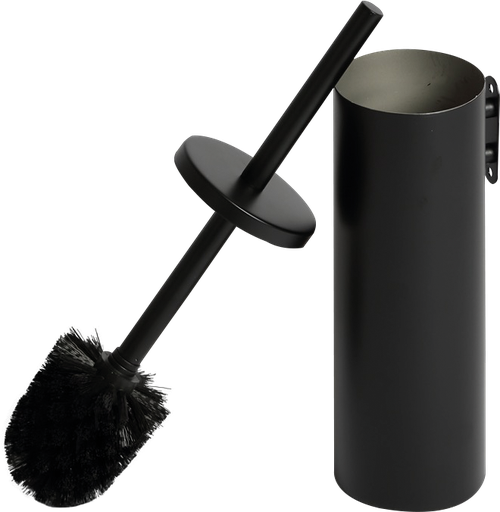 [8991136] ESCOBILLERO REDONDO NEGRO MATE