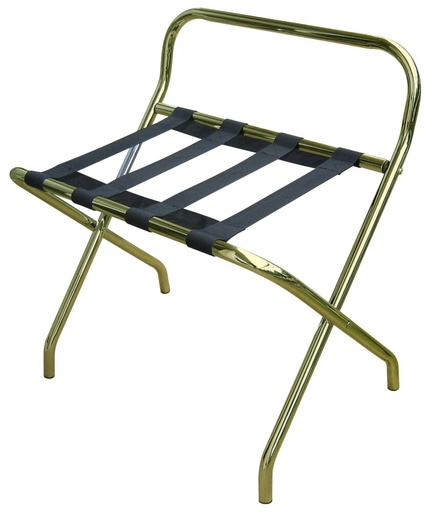 [866508] Rack Metal Metalico Dorado Con Respaldo
