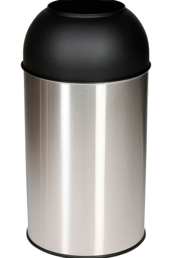 [8991434] Contenedor Open Dome 40 Lt Negro Mate