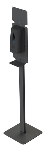 [844397TO] Totem Saphir (Pie De Acero + Dispensador Automático Saphir Gel)