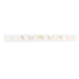 [225.66] Bandas precinto wc 'touch of charm' 43x4,5 cm blanco ldpe (1000 unid.)