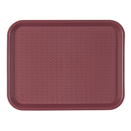 [132.52] Bandeja fast food 35,5x45,3 cm burdeos pp (1 unid.)