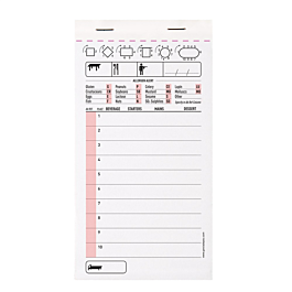 [265.11] Blocs comanda duplicado 50x2 hojas 10x19 cm blanco autocopiativo (100 unid.)