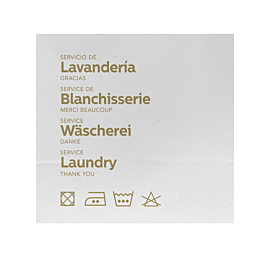 [263.29] Bolsas lavado ropa 45+12x43 cm blanco kraft (250 unid.)