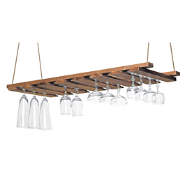 [157.67] Rack para copas 35x90 cm natural madera (1 unid.)