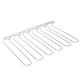 [182.54] Rack para copas 5 hileras 44,7x31x5,5 cm plateado inox (1 unid.)