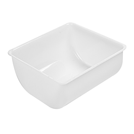 [133.73] Compartimento cóctel grande 14x14,5x7,3 cm blanco pp (1 unid.)