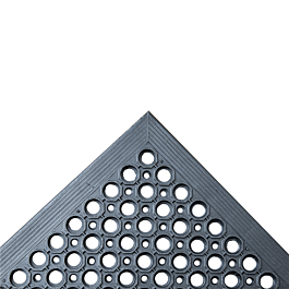 [134.47] Estera antifatiga 'drainage' 152,4x91,4x1,2 cm negro goma (1 unid.)