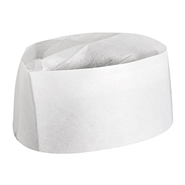 [155.02] Gorros ajustables barco 28 cm blanco papel (100 unid.)