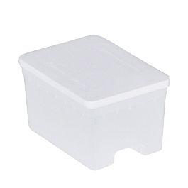 [112.88] Barquillas + tapas 220 ml 9x6,5x5 cm translúcido pp (240 unid.)