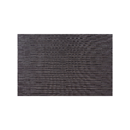 [220.89] Mantelines trama 45x30 cm negro pvc (12 unid.)