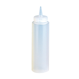 [123.32] Peras para salsas 240 ml ø 5x18,5 cm translúcido ldpe (6 unid.)