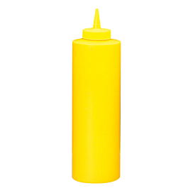 [123.38] Peras para salsas 720 ml ø 7x25 cm amarillo ldpe (6 unid.)