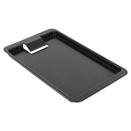 [177.85] Bandejas para cuentas / propinas con clip 20x12x1 cm negro abs (1 unid.)