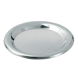 [196.91] Platillos propina ø 14 cm plateado inox (1 unid.)