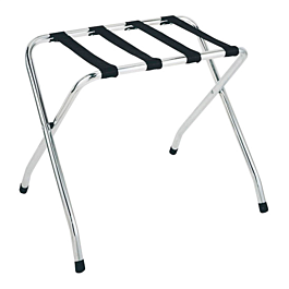 [165.32] Reposa maletas plegable sin respaldo 'arrow' 66x36,5x56 cm cromado acero (1 unid.)