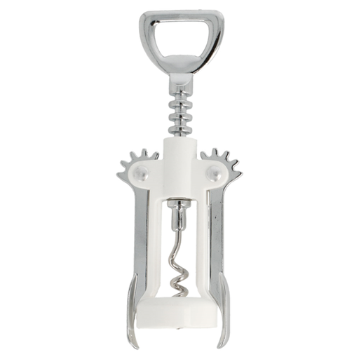 [123.02] Sacacorchos tradicional plateado inox (1 unid.)