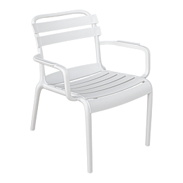 [270.48] Silla apilable 'supra-tek' 55x64x75 cm blanco pp (4 unid.)