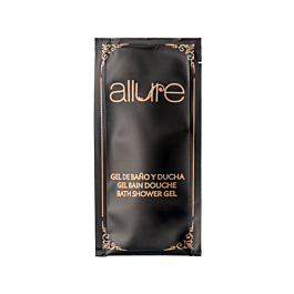 [219.54] Sobrecitos gel baño 'allure' 10 ml 10x5 cm negro (1000 unid.)