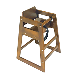 [240.01] Trona para niños 51x51x74 cm marrón rojizo madera (1 unid.)