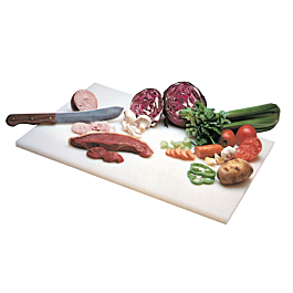 [205.04] Tabla de cortar 25,5x15x1,3 cm blanco ldpe (1 unid.)