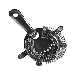 [226.00] Colador coctelería ø 7,5 cm / l14 cm negro inox (1 unid.)