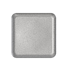 [266.48] Platos cuadrados 'artinox' 19x19x0,6 cm plateado inox (6 unid.)