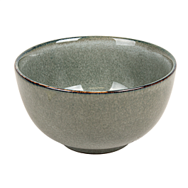 [277.14] Boles 'akala' 580 ml ø14x7,7 cm gris verdoso stoneware (6 unid.)