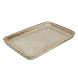 [277.18] Bandeja 'akala' 20,5x13,5x2,5cm tierra stoneware (6 unid.)