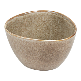 [277.30] Bol triangular 'akala' 680 ml ø15x8,3 cm tierra stoneware (6 unid.)