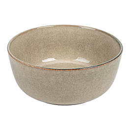 [277.38] Bol 'akala' 680 ml ø15x6,2 cm beige stoneware (6 unid.)